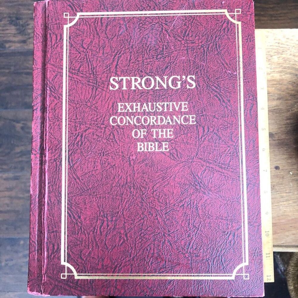 Srong's Exhaustive Concordance of The Bible Hardcover 1995